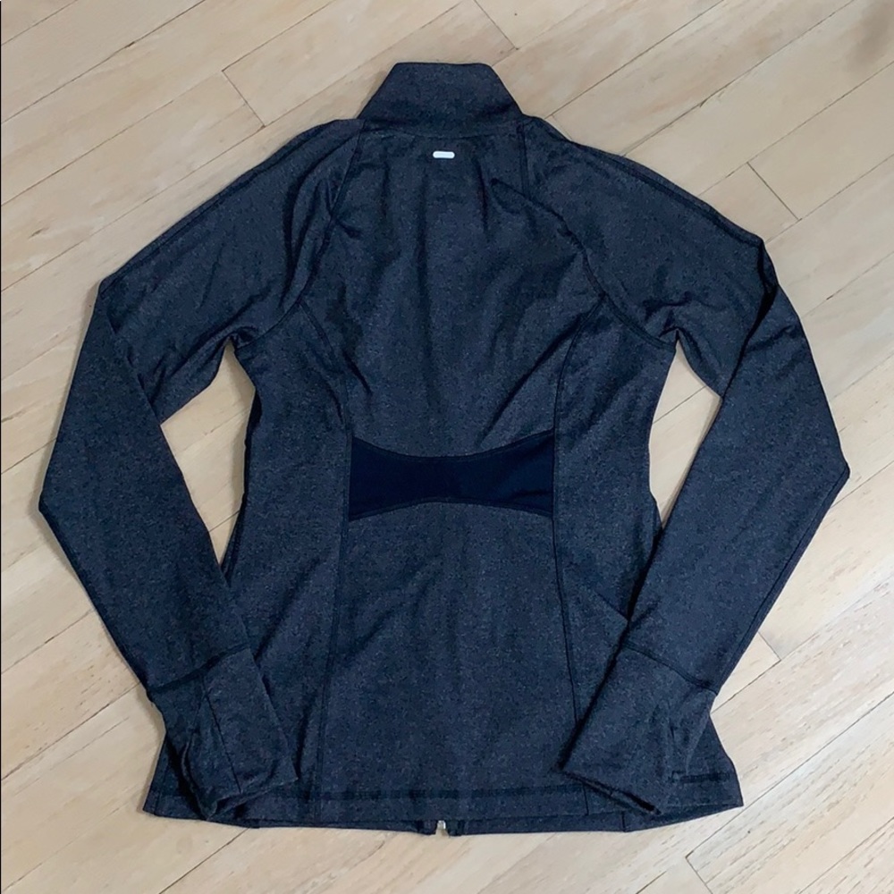 NWOT Old Navy Active Heathered Blue Zip Up - Picture 2 of 10